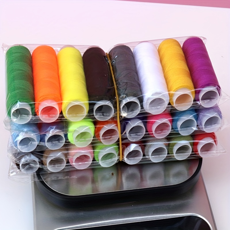 Sewing Thread Set 100 Colour 250Yd Each Spool Polyester Thread Kit