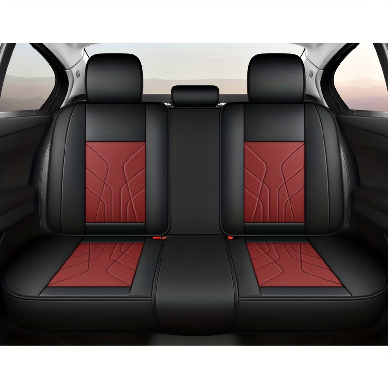 Generic Executive Leather Seat Cover Complete Set For 5Seat Car/Suv
