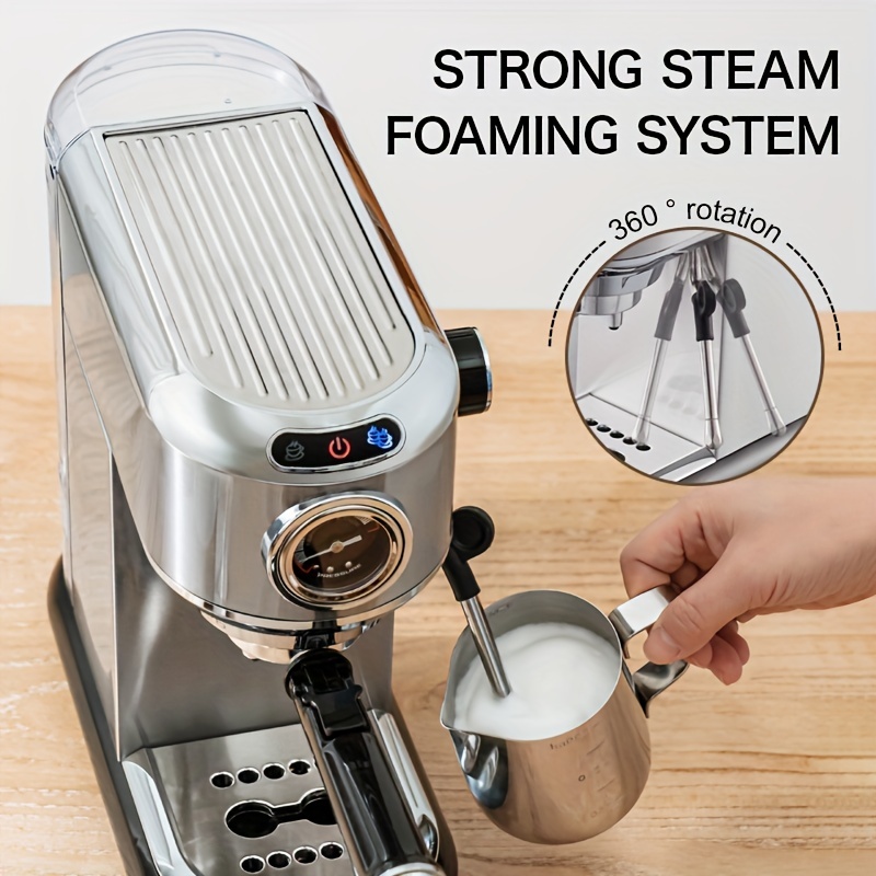 1pc CAFELFFE Espresso Coffee Maker Machine Semi Automatic Milk Frother  Steamer Cold And Hot Coffee Machine Independence Day Teacher's Day  Halloween