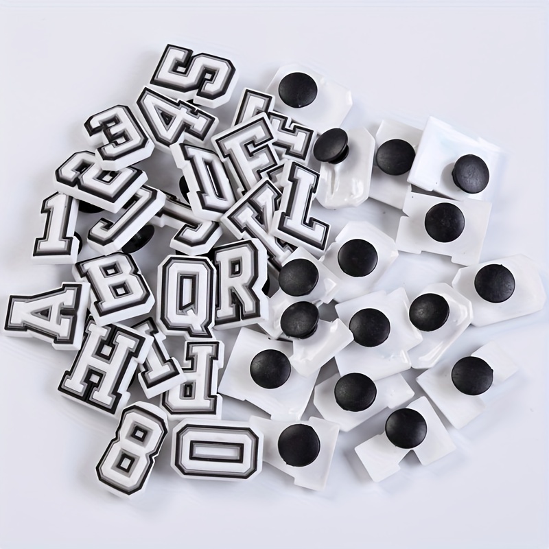 Letter Number Croc Charms Alphabet Shoe Charms - Temu United Arab Emirates