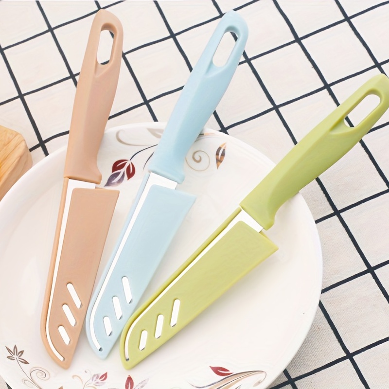 8 Kitchen Knife Stainless Steel Fruit Knife With Safety Cover In Random  Color