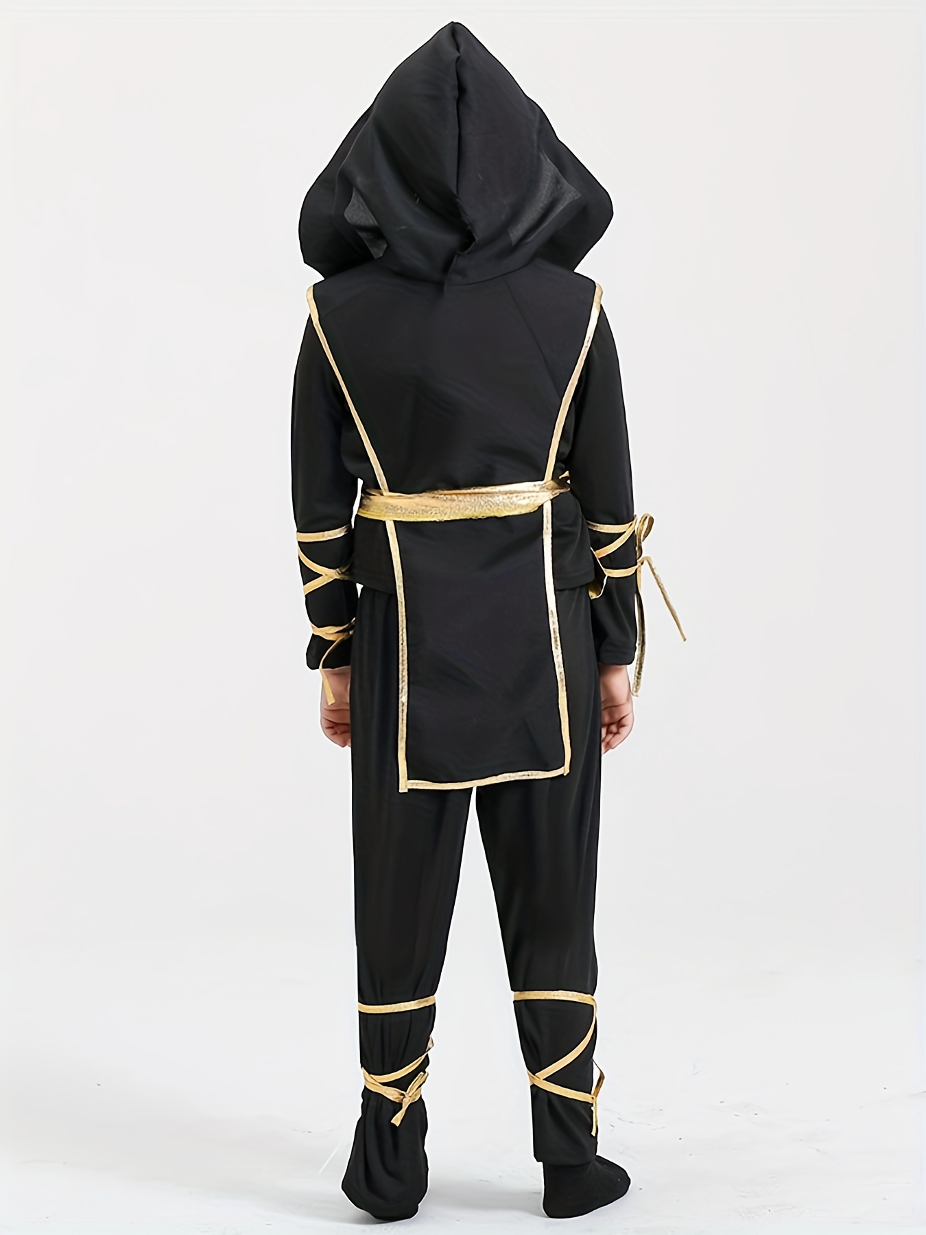  Men's Golden Dragon Ninja Costume : Clothing, Shoes & Jewelry