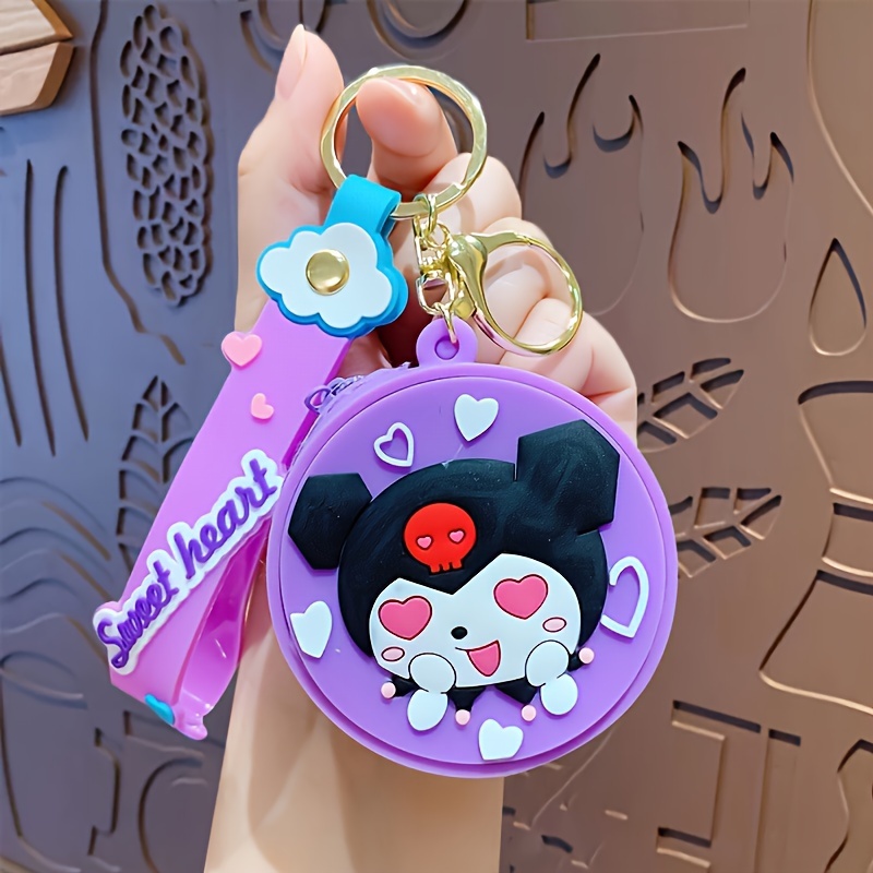 Kuromi/melody Coin Purse Bracelet Keychain Kawaii - Temu