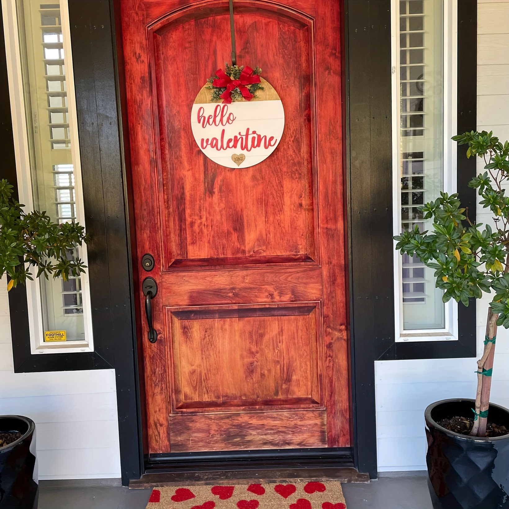 Valentines Day Door Hanger Front Door Decor Valentine's Day - Temu