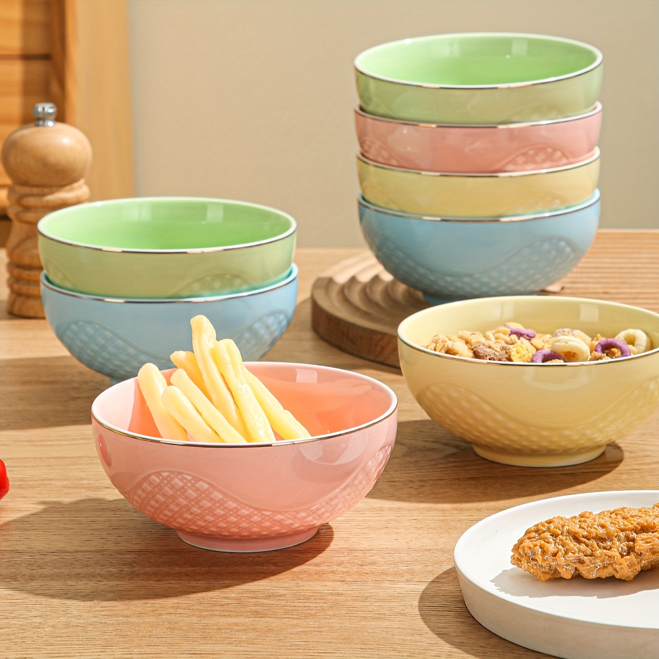 Pastel Soup Bowl