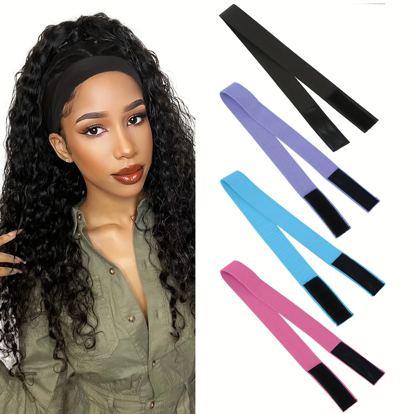 Lace Melting Bands For Lace Front Wigs Adjustable Hair Elastic Band For A  Perfect Lay 1 PCS