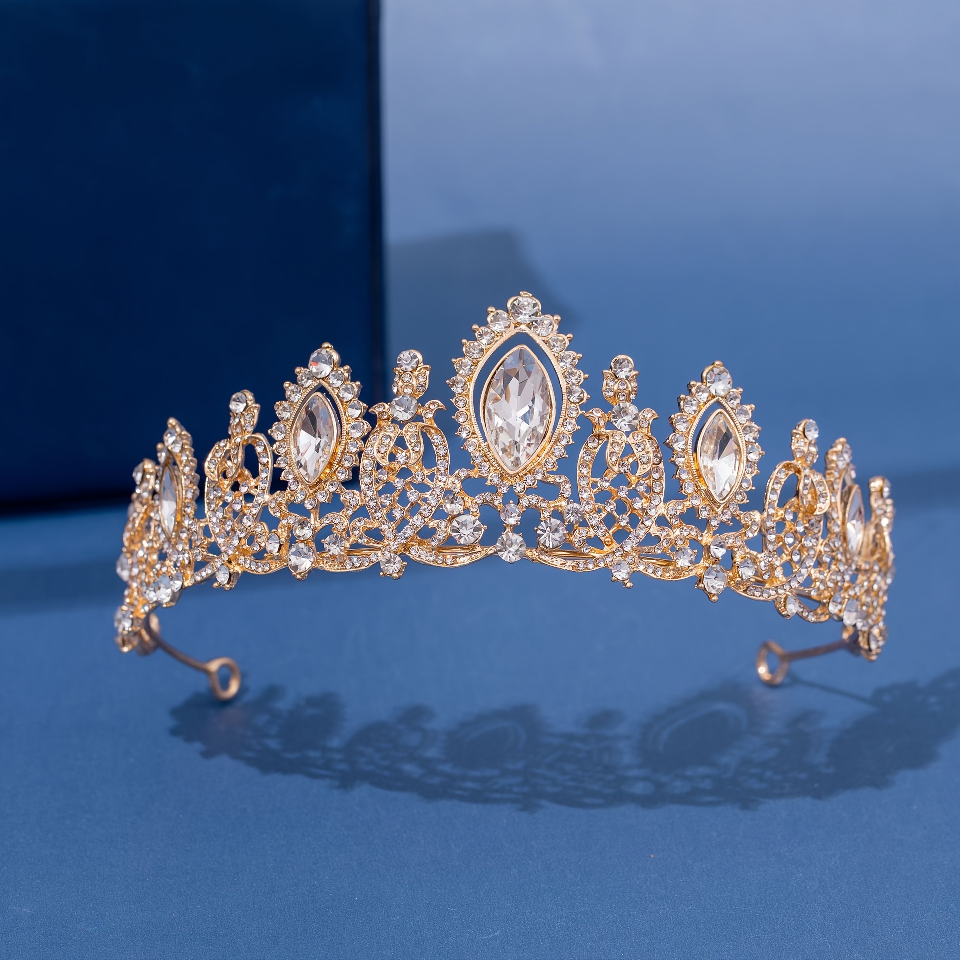 1pc Elegante Strass Principessa Corona Principessa Regina - Temu Italy