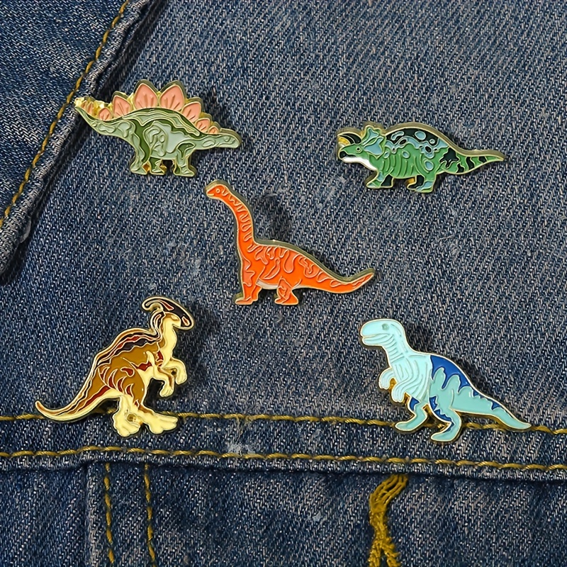 Dinosaur Embroidered Patches, Cute Dinosaur Theme Iron on Patches for Clothes 11pcs Sew on Applique Embroidered Patches for Kids DIY Accessories for