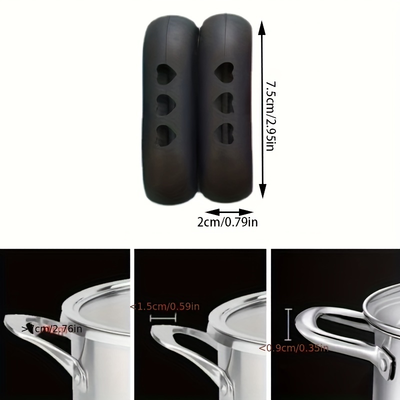 Silicone Pan Handle Cover Heat Insulation Covers Pot Ear - Temu