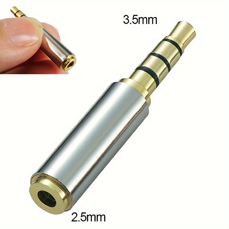 3pcs Jack 3.5mm to 2.5mm Audio Adapter 2.5mm Male to 3.5mm Female