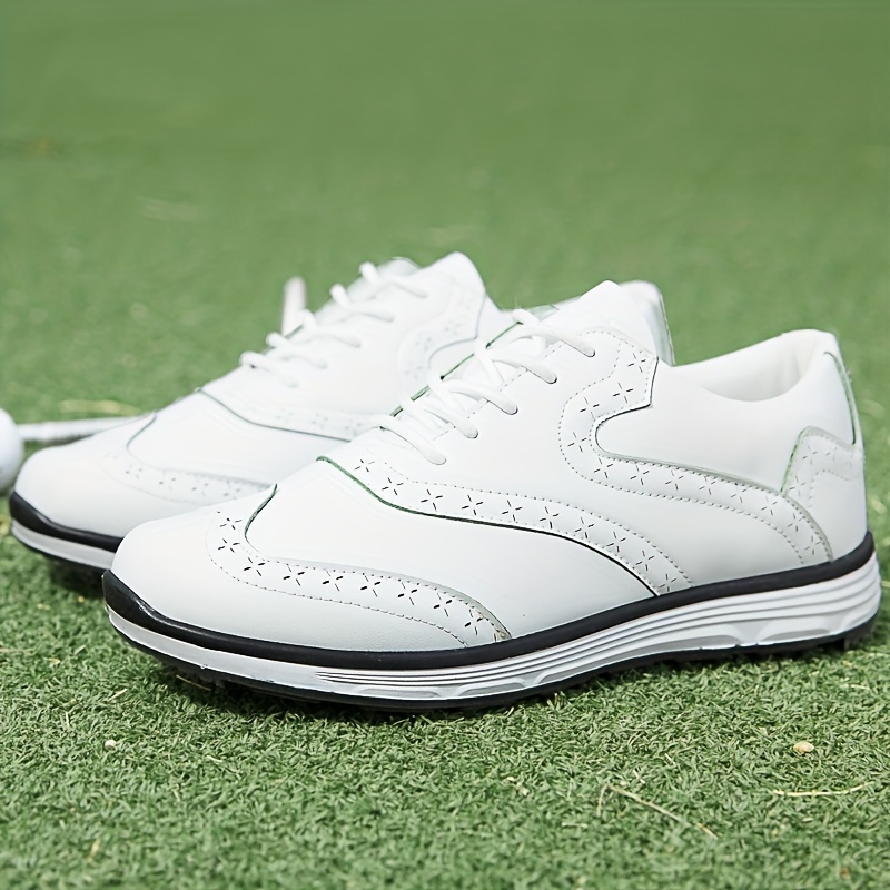 Men's Trendy Professional Golf Shoes Comfy Non Slip Durable - Temu