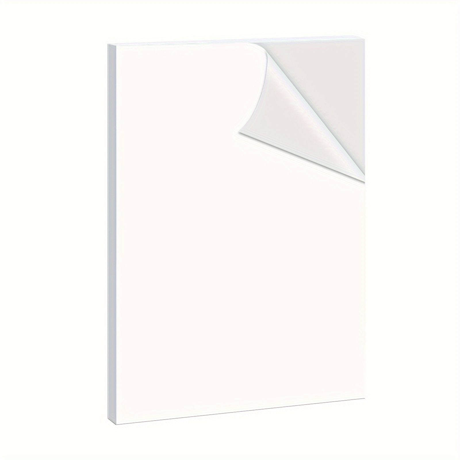 White A4 High Glossy Sticker Paper Self Adhesive 180 GSM for
