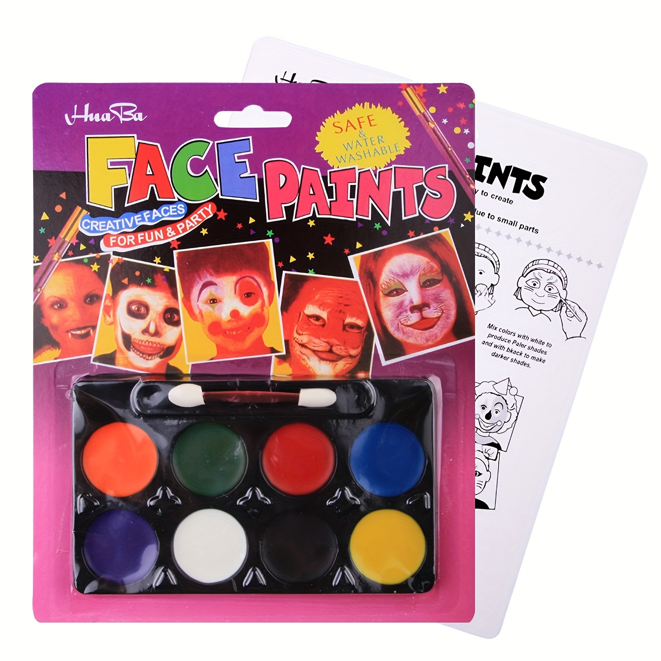 Body Painting Face Paint Kit, 10 Colors Face and Body Paints with