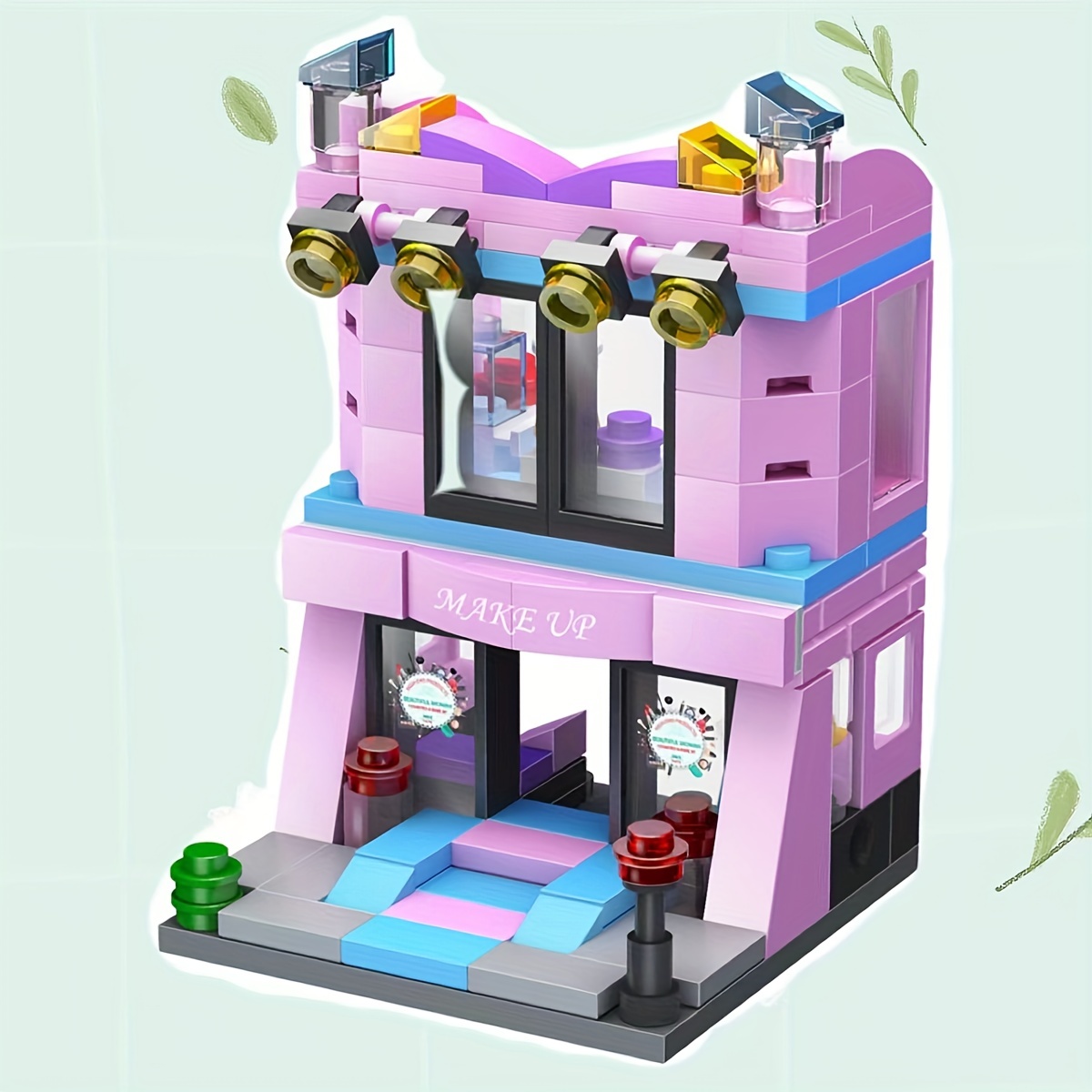 Mini Street View Commercial Store Building Blocks Toy