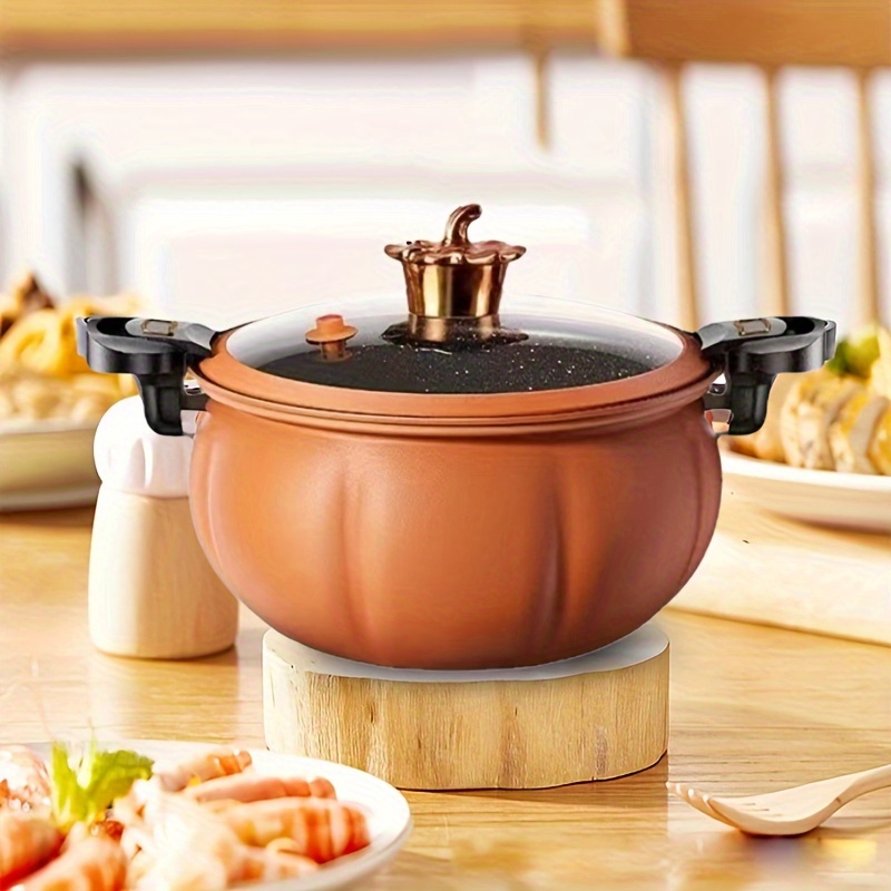 3Pcs Home Soup Pot Enamel Stew Pot Flat Bottom Pot Cooking Stew