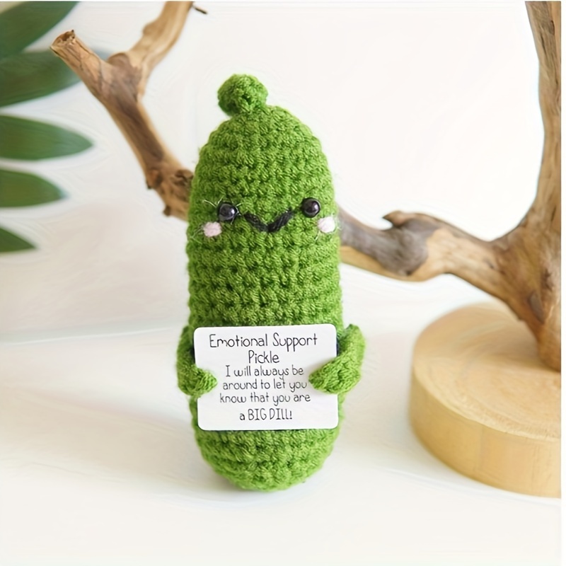 1set Handmade Emotional Support Pickled Cucumber Gift, Handmade