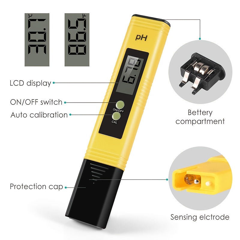 Digital LCD PH Meter Pen of Tester Accuracy 0.1 Aquarium Pool