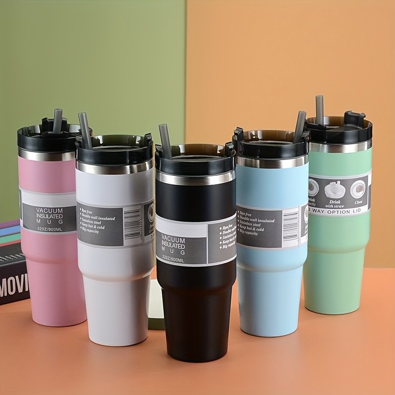 Hot Sell Promotional Simple Modern Coffee Mug Gift Stainless Steel Beer Mug  Tumbler with Straw - China Promotion Tumbler and Hydro Thermos Cup price