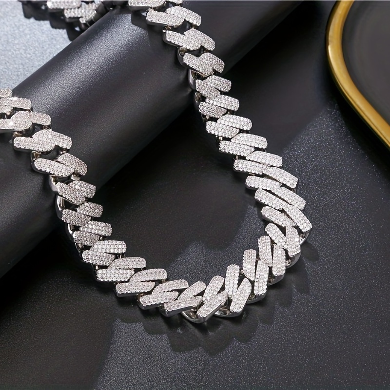ChainsHouse - Cadena de eslabones cubanos de acero inoxidable de 3 mm a 14  mm, chapada en oro de 18 quilates, joyería para hombres, niños, mujeres y