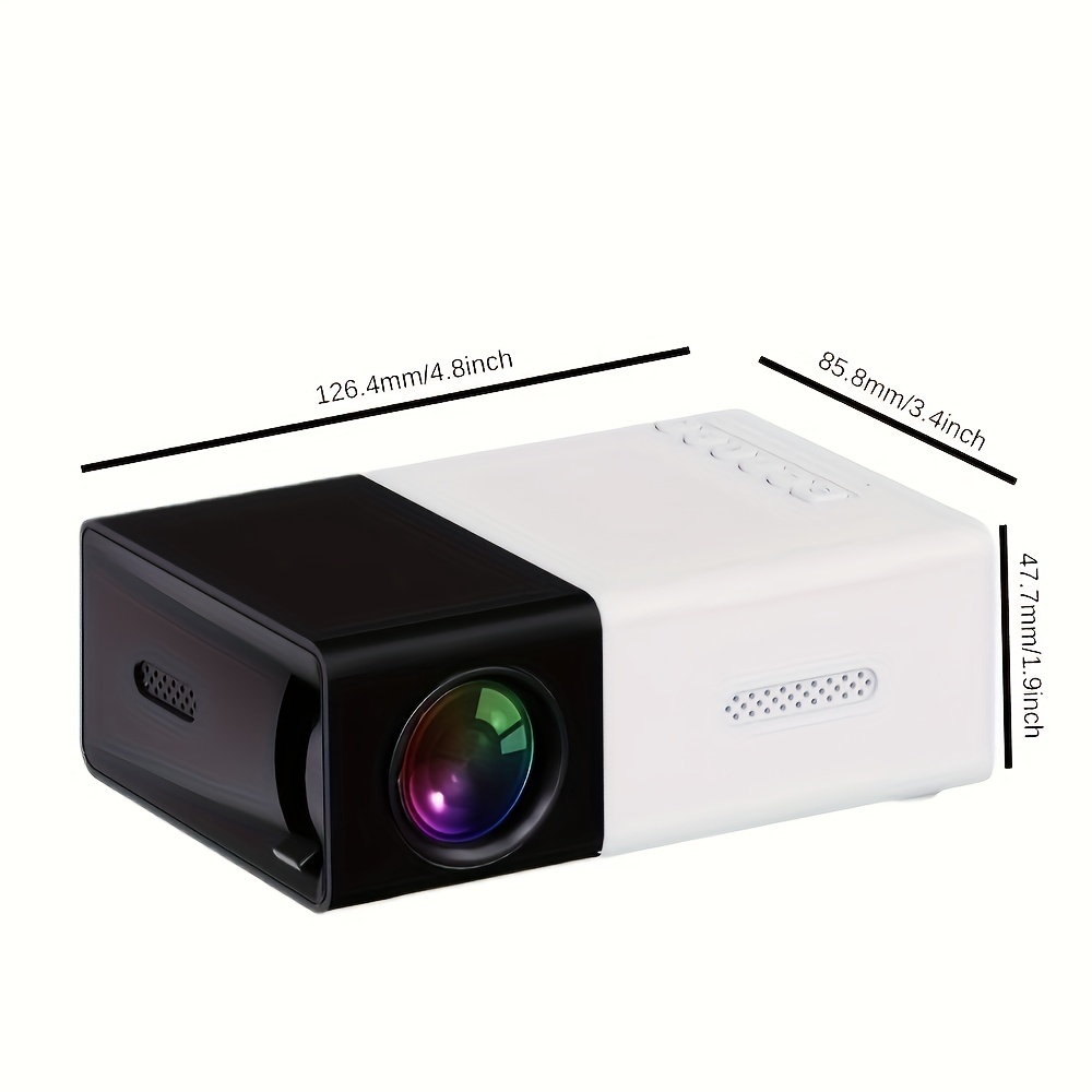 Proyector Portatil Multimedia LED 1080P Con Control Remoto