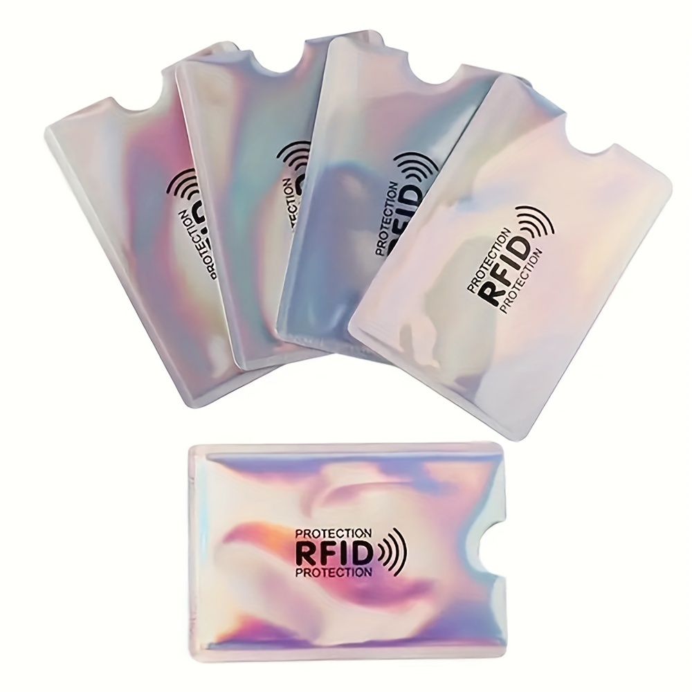 RFID Blocking Card -Dual Wallet Shield-NFC Bank Debit Credit Protector  Blocker (Black/Orange)