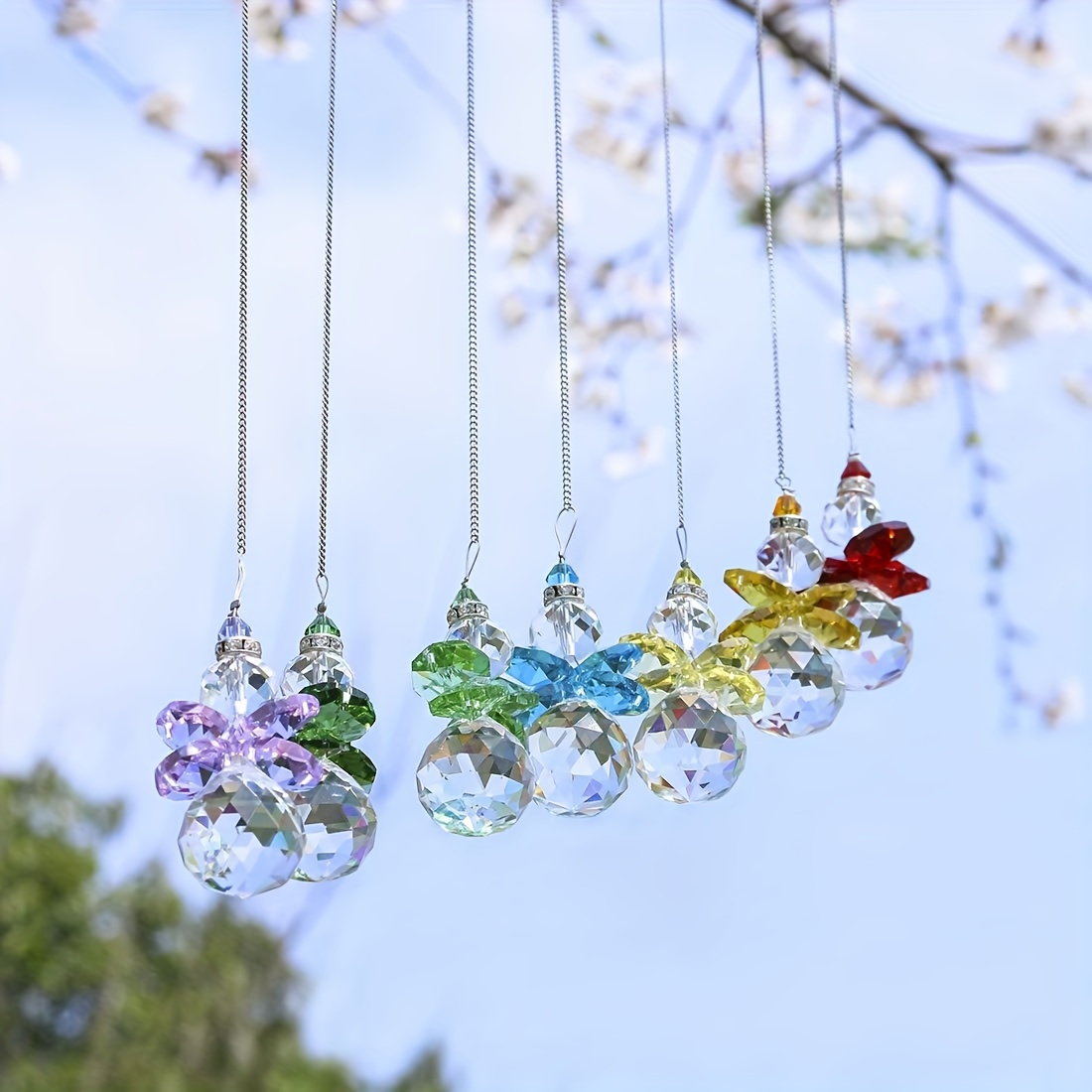 Crystal Angel Suncatcher Pendant Hanging Crystal Angel - Temu