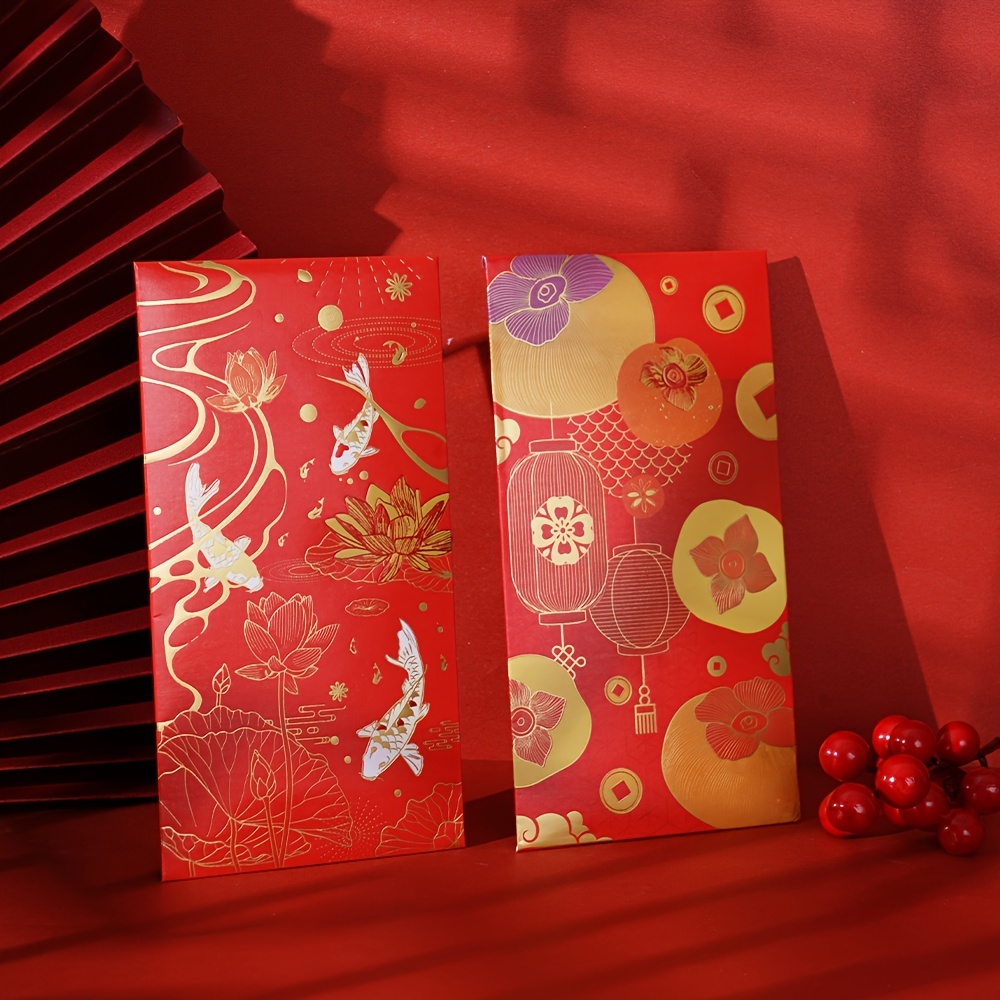 Red Envelope Wedding Birthday Party For Gift Bring Good Luck Chinese Red  Packets Lucky Money Pack - Temu Belgium