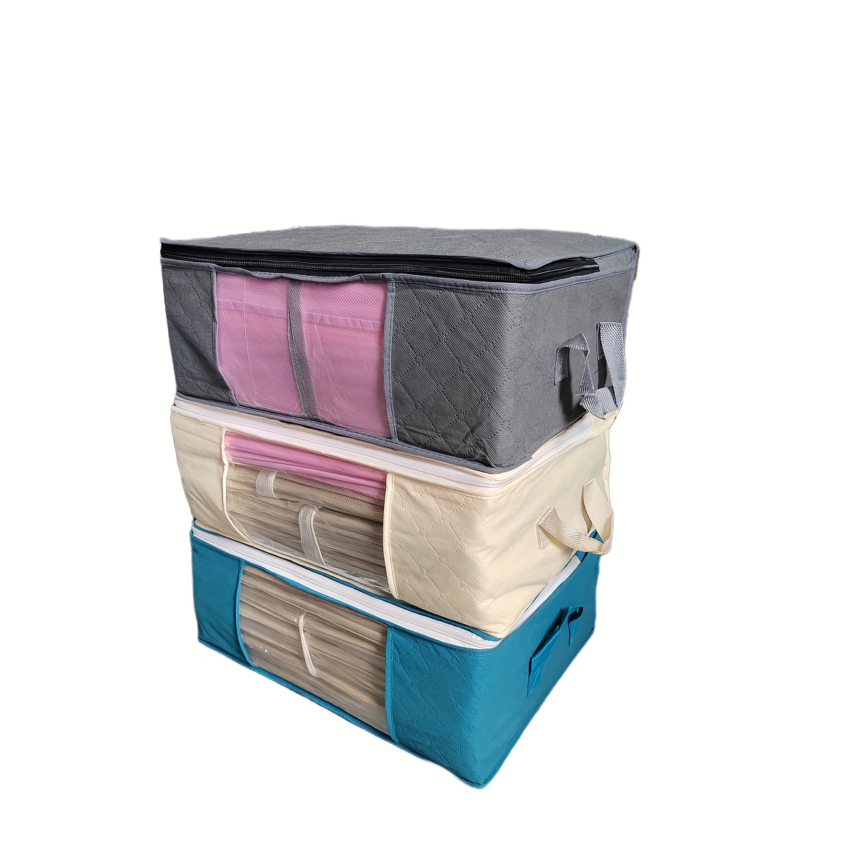 Clear blanket storage bags hot sale