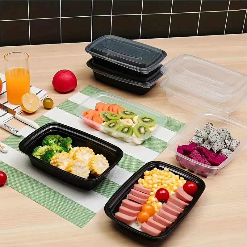 Rectangle Microwavable Food Container Disposable Plastic