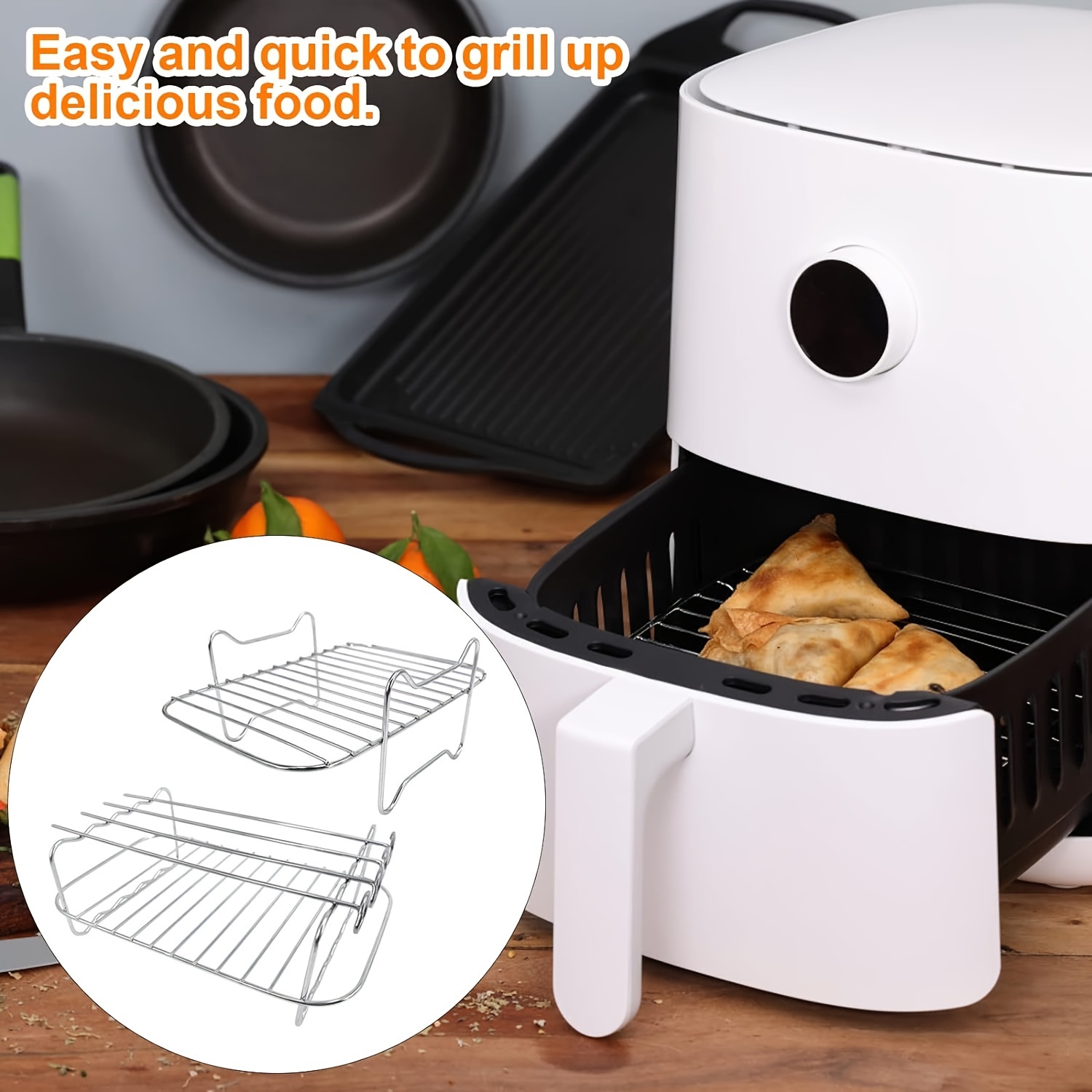 Air Fryer Accessories Compatible with Ninja Foodi Grill 5 in 1