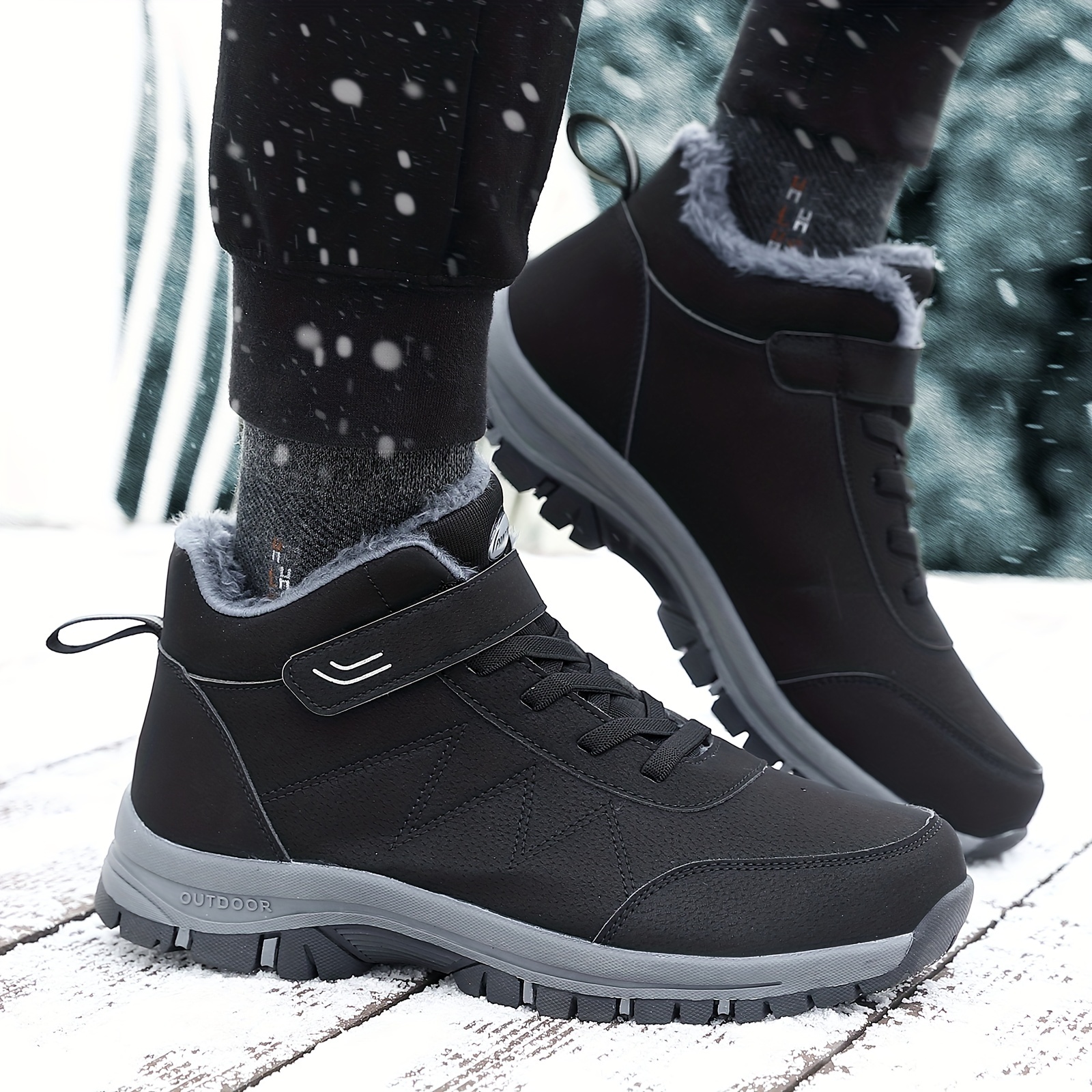 Botas Invierno Térmicas Hombre, Zapatos Casuales Caminar, Botas Nieve, Servicio Cliente 24/7