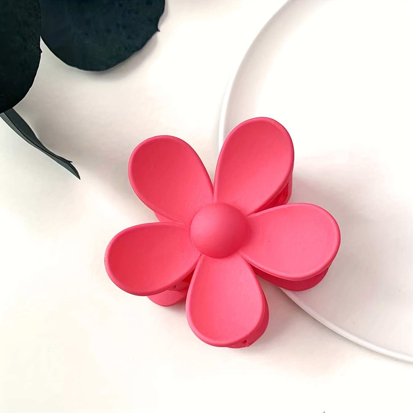 Large red flower clearance hair clip