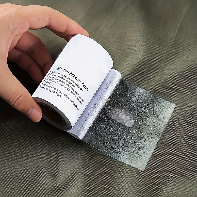 Self Adhesive TPU Sticker Waterproof Transparent Cloth Patches Outdoor Tent  Jacket Repair Tape Patch Accessories 