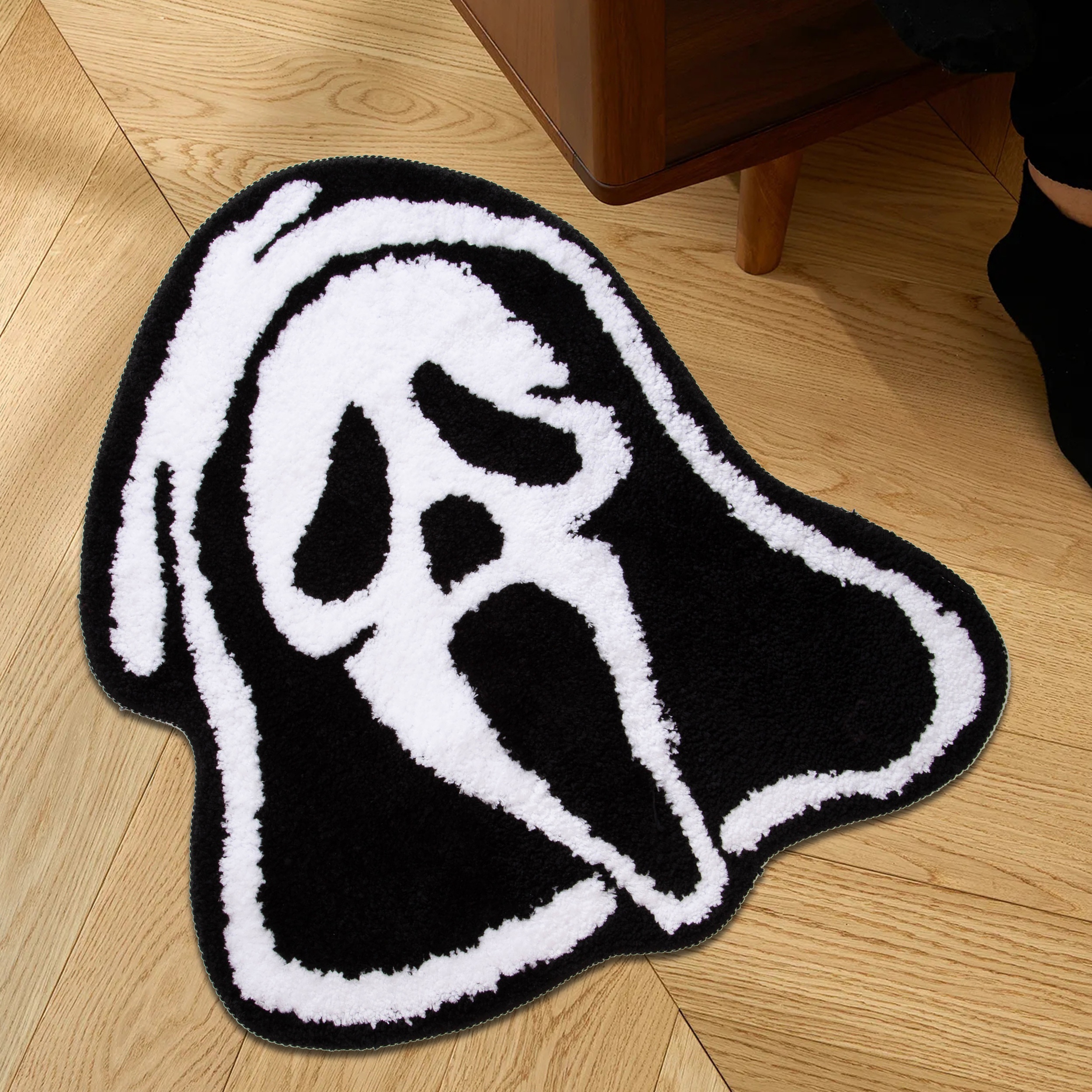 Christmas Eve Horror Halloween Kitchen Carpet, Waterproof, Anti Fouling,  Anti Slip, Home Decoration, Fun Skull Living Room, Bedroom, Game Hall,  Bathroom, Kitchen Carpet, Absorbent And Washable Ghost Gift - Temu