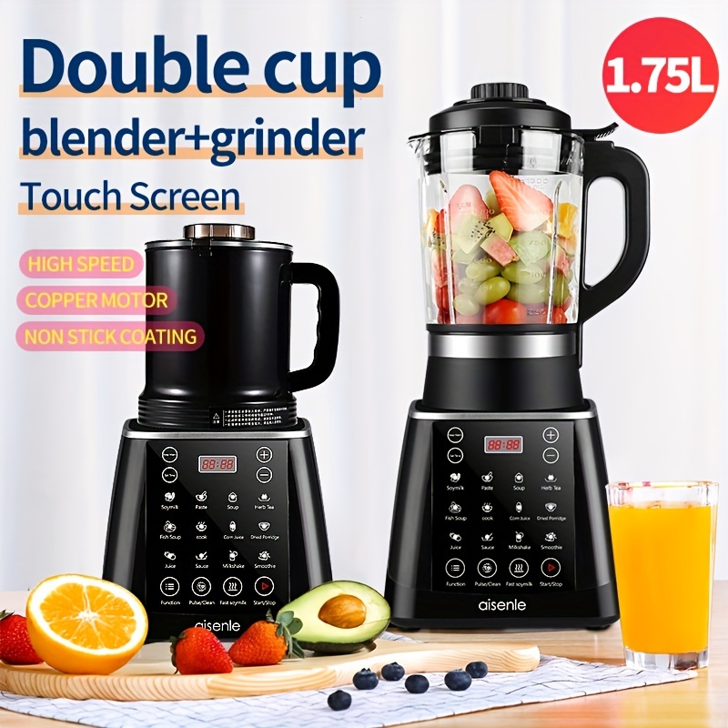 34oz/1000ml Heavy-Duty Blender - Make Delicious Soy Milk, Nut Milk, Coffee  Juice