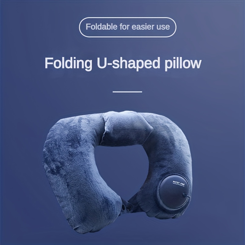 Almohada de viaje inflable mejorada Almohada de viaje