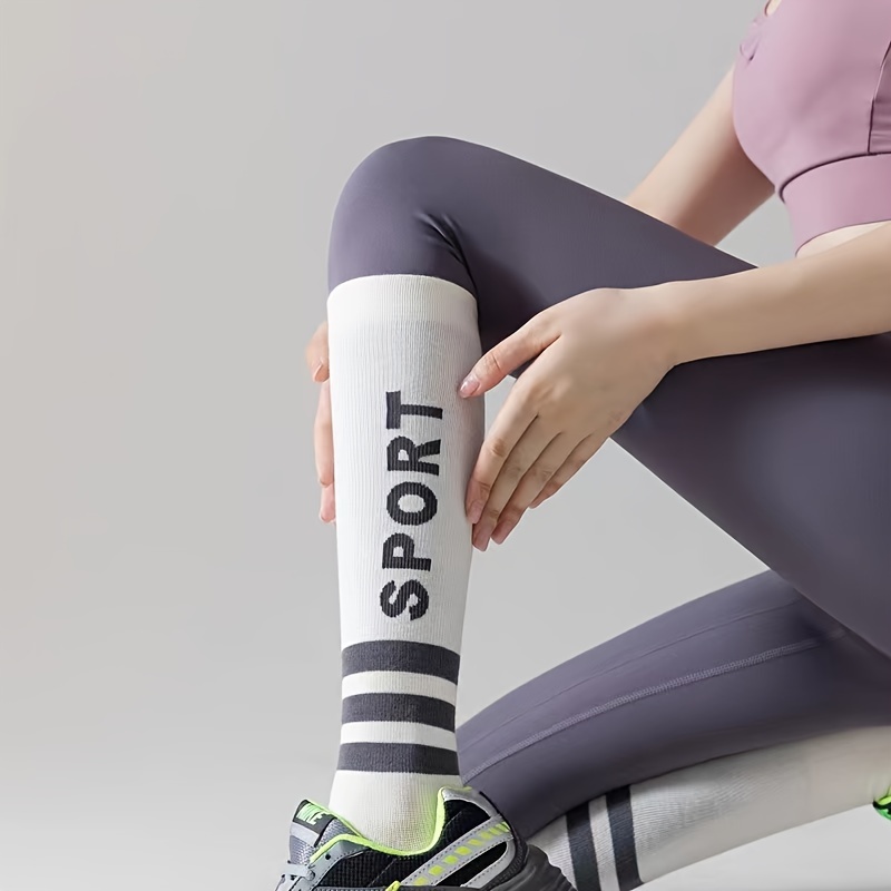 Yoga Socks For Women Non Slip Compression Socks Womens Knee High