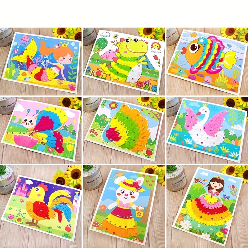 24 Different Sheets 3d Stickers For Kids Toddlers 550+ Vivid - Temu