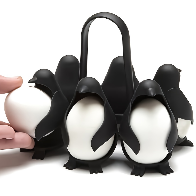 Penguins 3-in-1-Eierhalter Zum Kochen, Aufbewahren Und Servieren