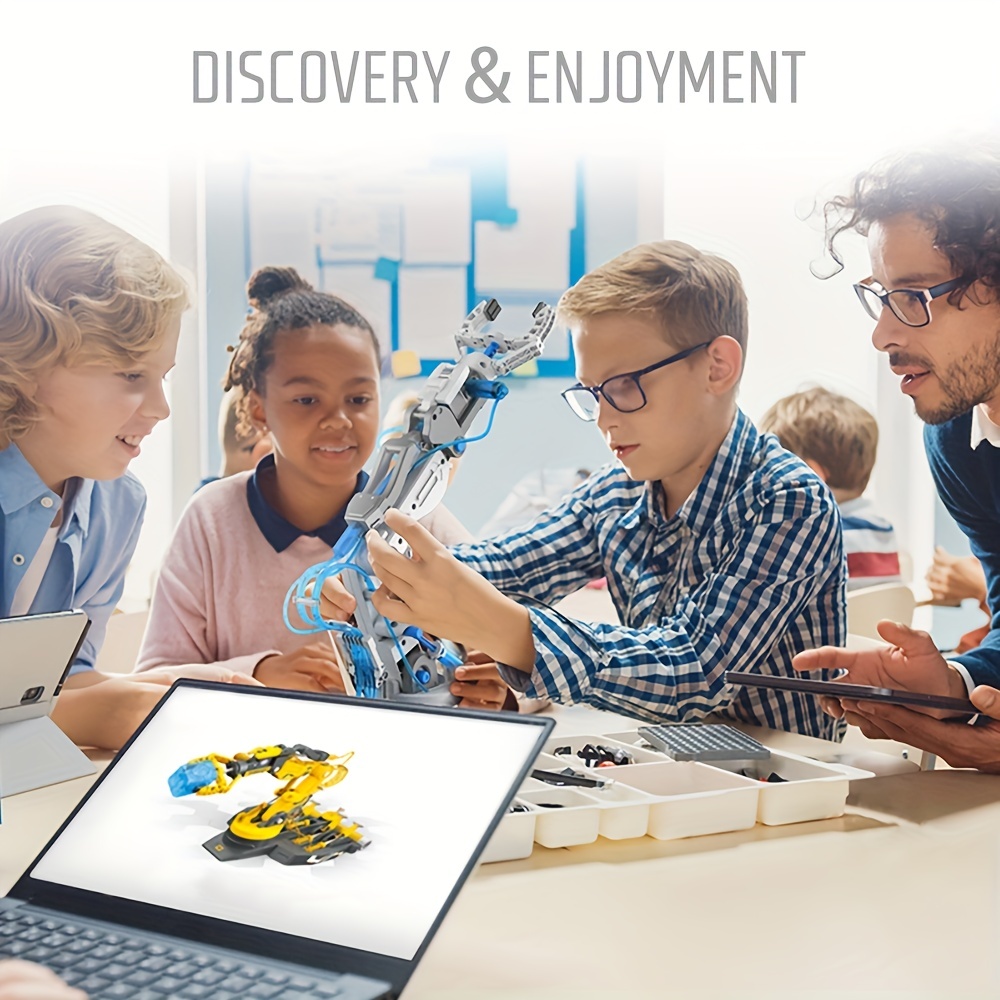 Robotic Arm Engineering Kit, Stem Toys Hydrobot Arm Kit, Robot Kit, Science  Kits for Kids, Stem Projects for Kids Ages 8-12