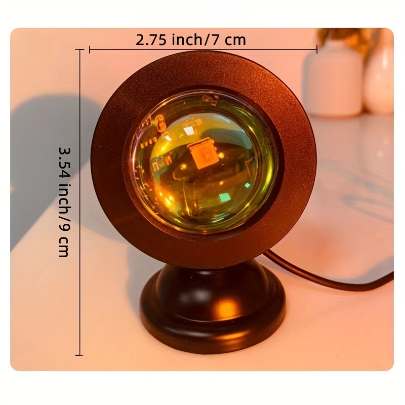 1 pc LED USB Lampe projecteur coucher de soleil lampe - Temu Belgium