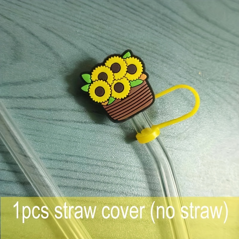 Straw Tips Cover, Reusable Straw Toppers, Butterfly Flower Silicone Straw  Sleeve , Decorative Straw , For Party Favor Bags,friends Gathering,  Dustproof Straw Covers, Party Supplies, Thanksgiving Chrismas Halloween  Gifts - Temu