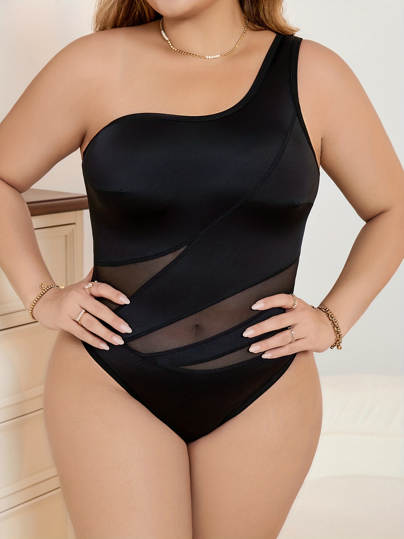 Women's Sexy Corset Plus Size Solid Tummy Control Open Bust - Temu