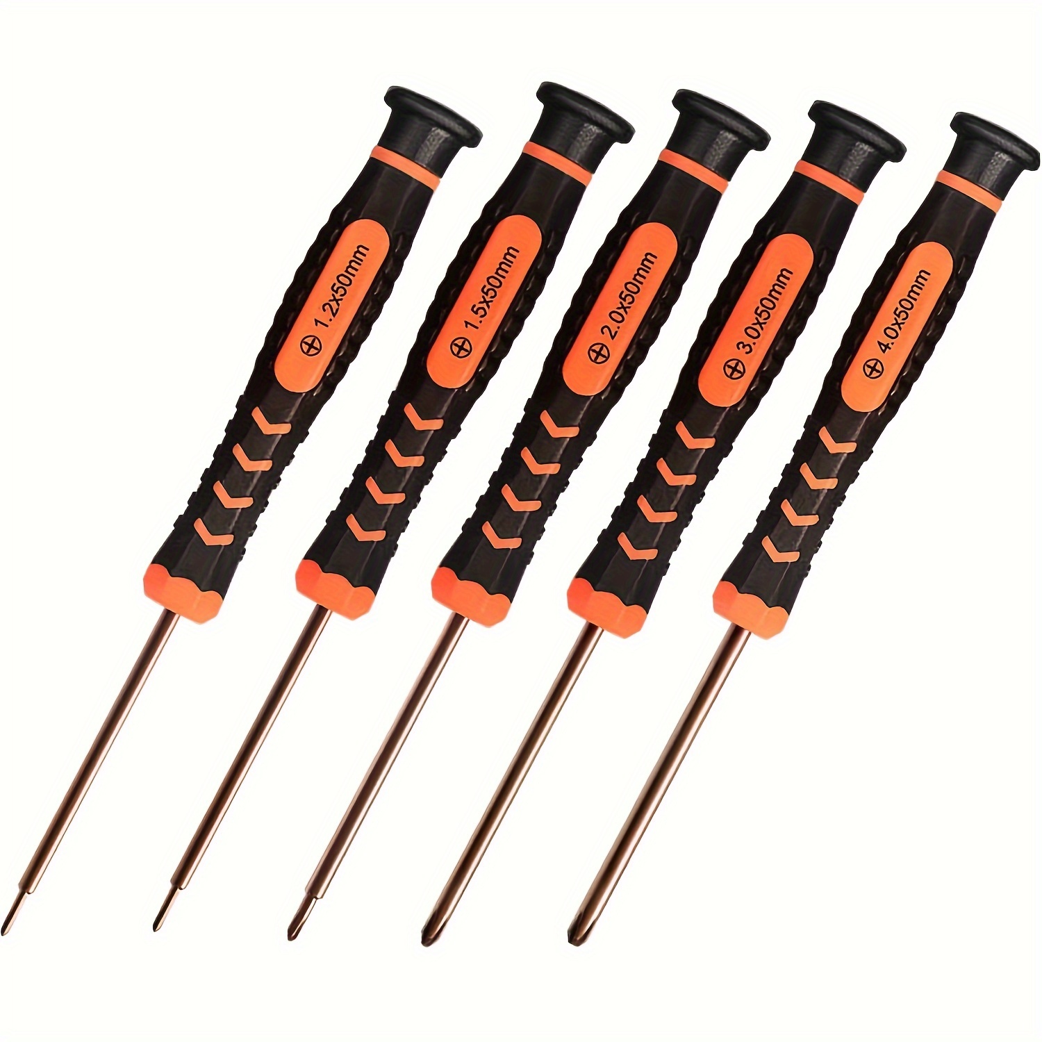 

5pcs Small Phillips Screwdriver Set, Repair Tools Kit For Steam Deck With 1.2mm, 1.5mm, 2.0mm, 3.0mm, 4.0mm The Most Commonly Used Phillips Screwdrivers
