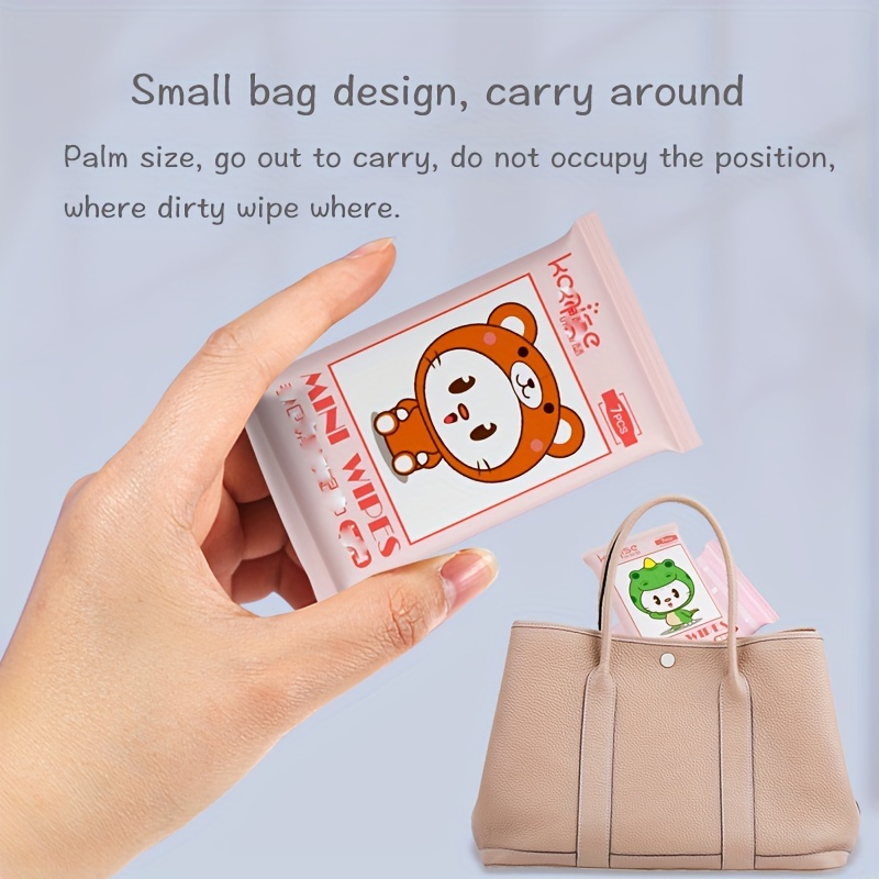 Ultra Mini Wipes Portable Small Bag Hand Mouth Cleaning - Temu