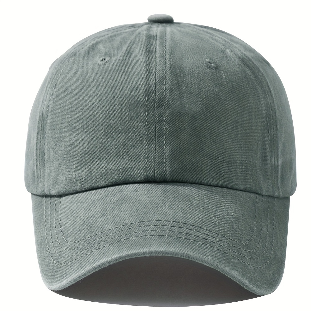 unisex vintage washed baseball cap lightweight trucker hat - Temu