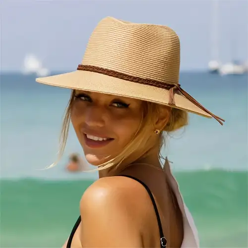 Fedora Summer Hats For Women - Temu