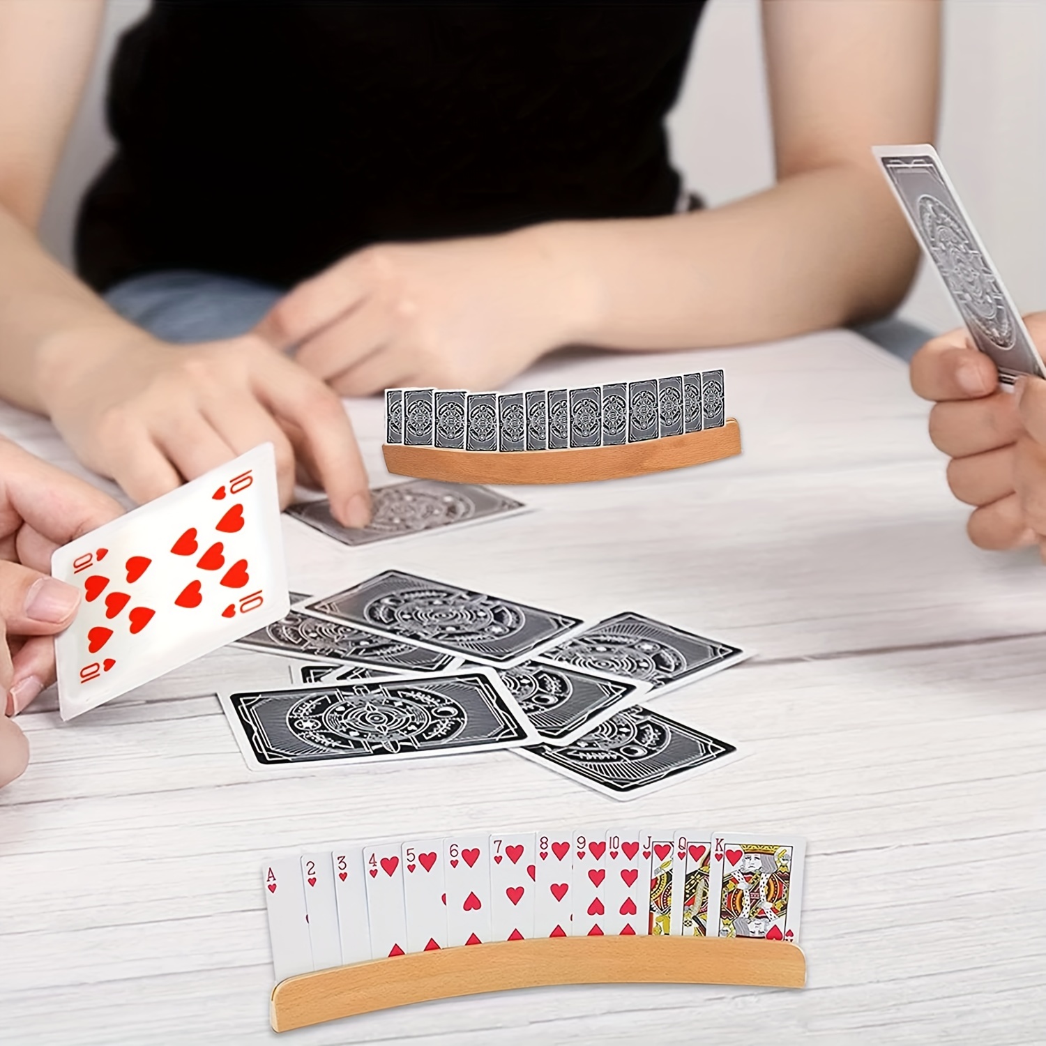 Hands free Playing Card Holder Foldable Card Rack Kids - Temu