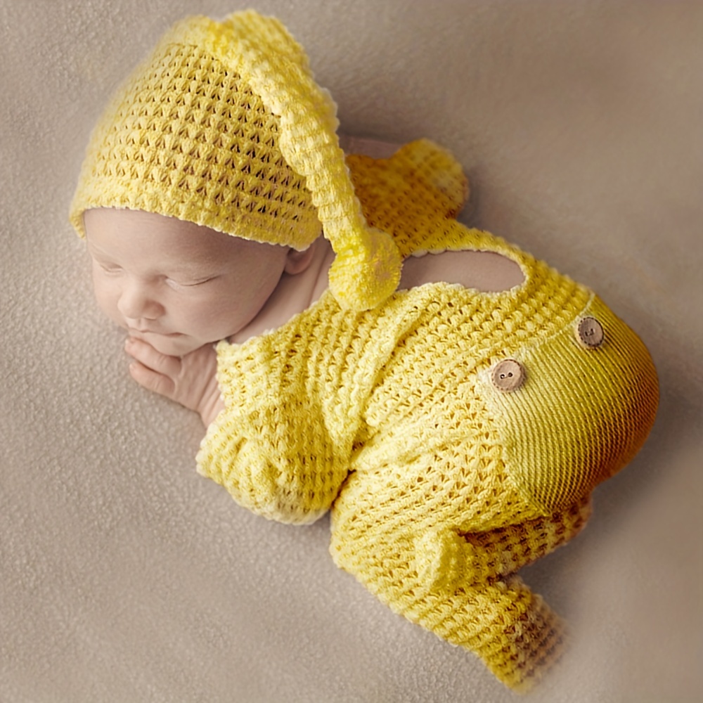 Traje de sereia tricotado com cauda Bra Headband para bebê recém-nascido,  Photo Prop, roupas tecidas