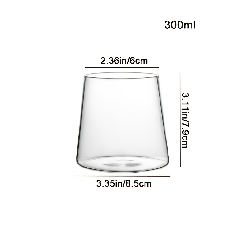 Creative Can Shaped Glass Cup Transparent Water Beer Mug Juice